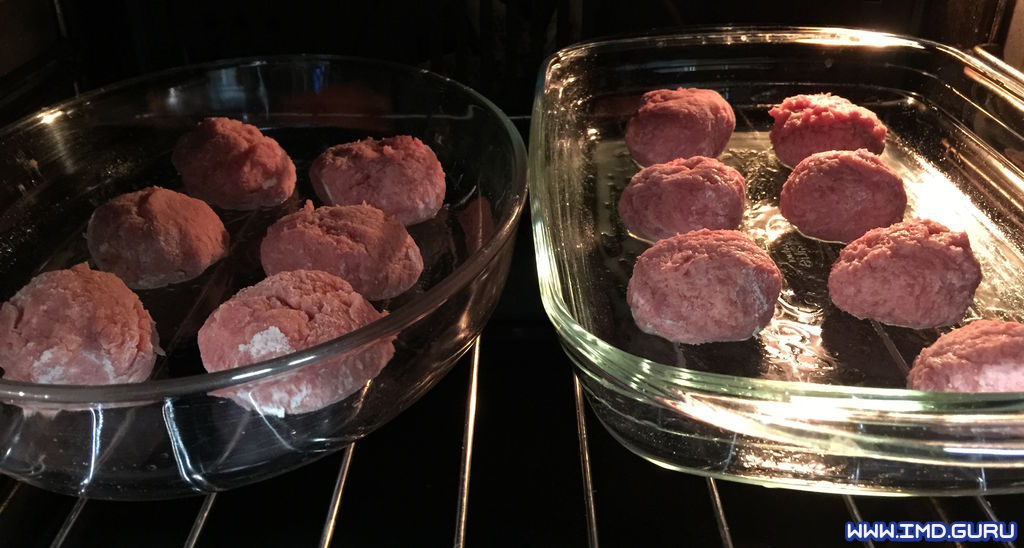 Albóndigas en el horno